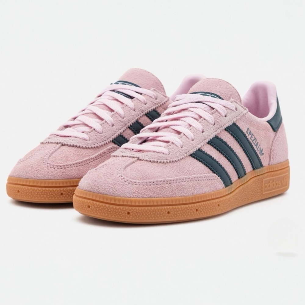 Adidas Originals suede sneakers HANDBALL SPEZIAL Clear Pink Arctic Night Size 6 - Picture 6 of 15